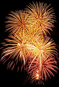 Feuerwerk zu Silvester in Österreich