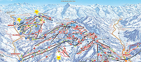 Die TOP5 der größten Skigebiete in Österreich